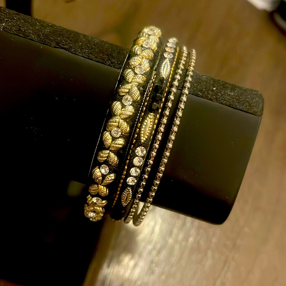 Black bangles
